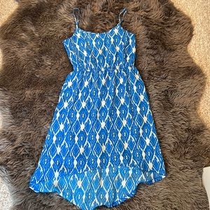 Loft blue print dress